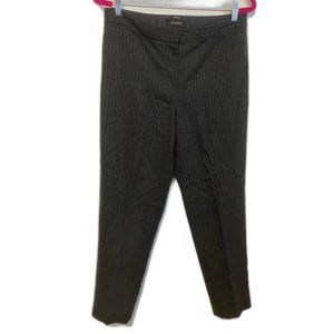 Talbots Women's Heritage Gray Pinstripe Wool Blend Pants